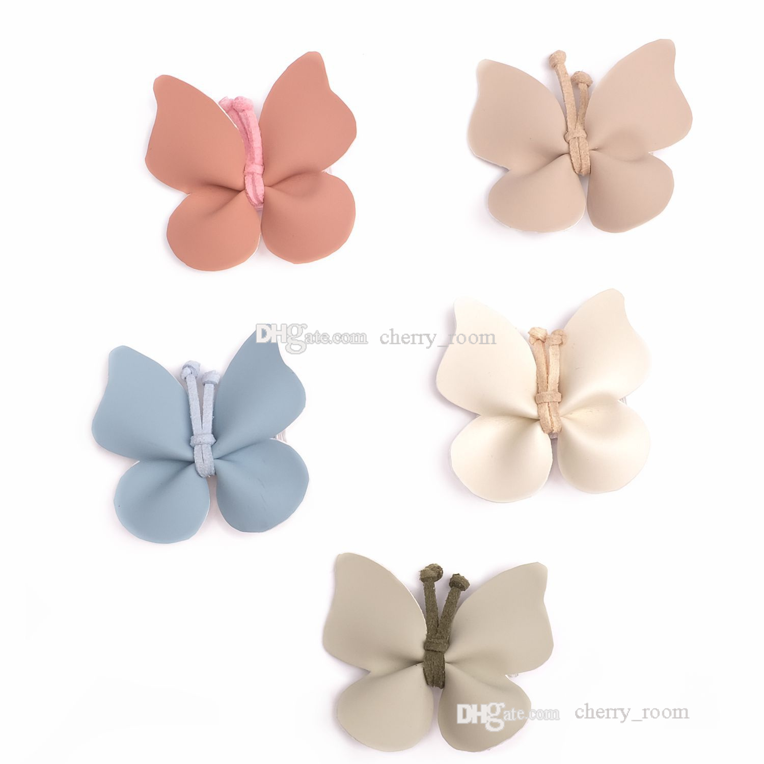 Sweet bambine 3D farfalla Accessori capelli principessa bambini Bowknot Barrettes Kids Cine Bangs Clip Weacher B437