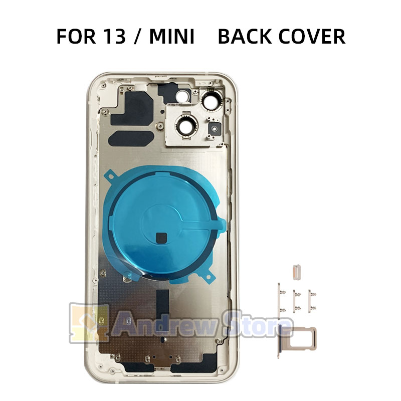For iPhone 13 MINI 13P PRO 13PM MAX Back Housing Battery Cover Rear Door Housing Case With Middle Frame