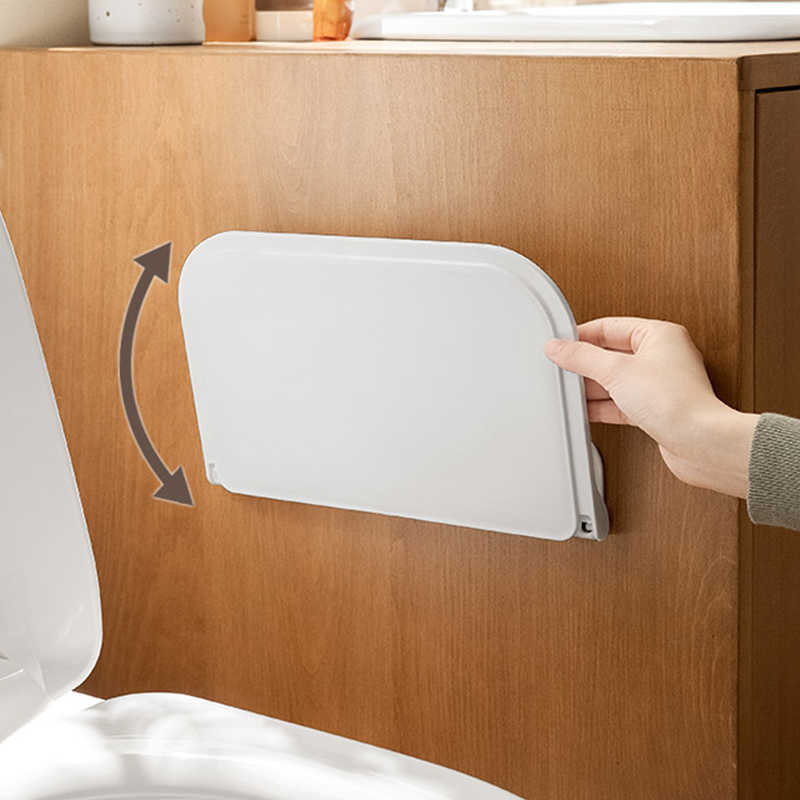 2/étagère murale sans poinçon mural pliable support de rangement ménage cuisine salle de bain toilette porte-serviettes vêtements organisateur L230704