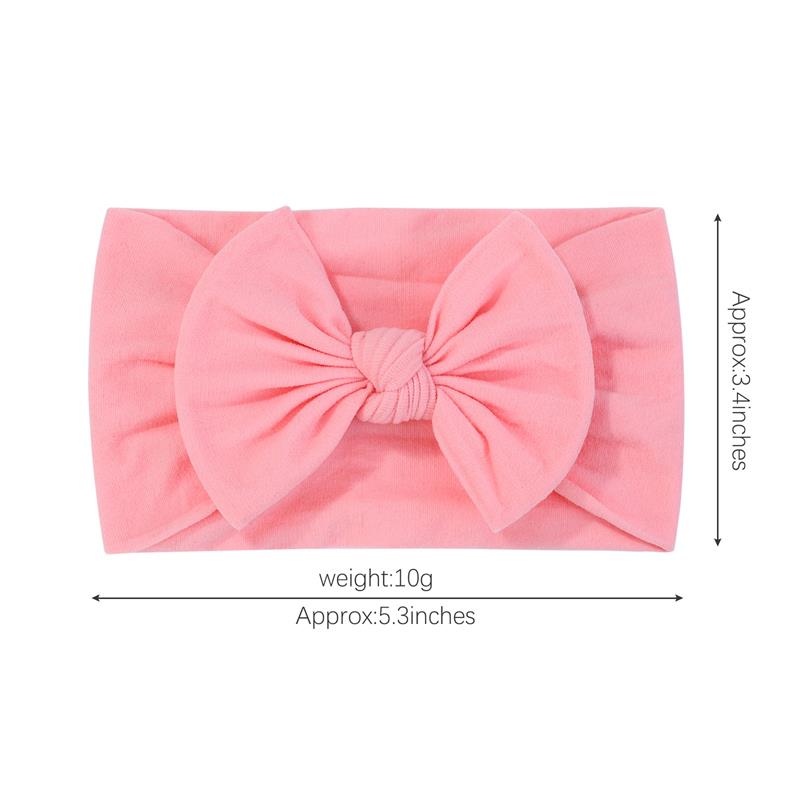 Bebek Yumuşak Kafa Elastik Knot Türban Naylon Head Bands Kızlar Headwrap Yenidoğan Yay Saç Bandı Toddler Saç Aksesuarları