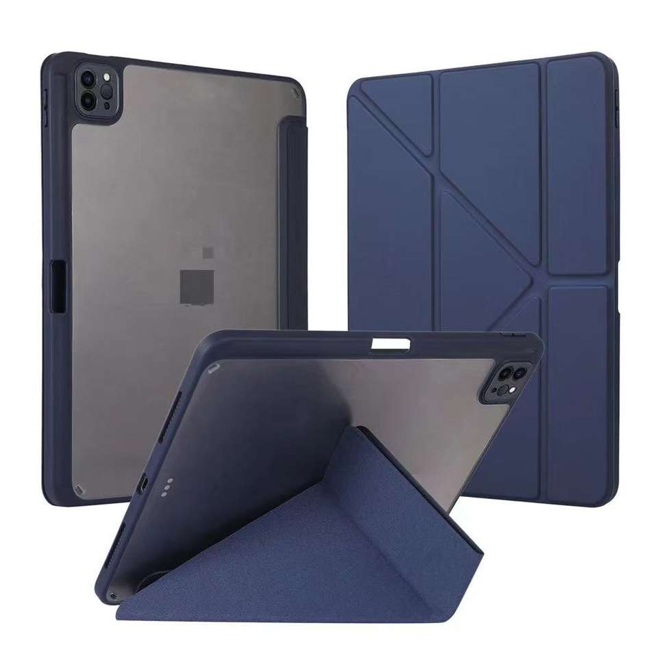 Populaire Stijl Voor iPad Pro 11 Air5 10.9 Air 4 Tablet Case Hoge Kwaliteit Y Gevouwen Acryl Beschermhoes Gratis verzending