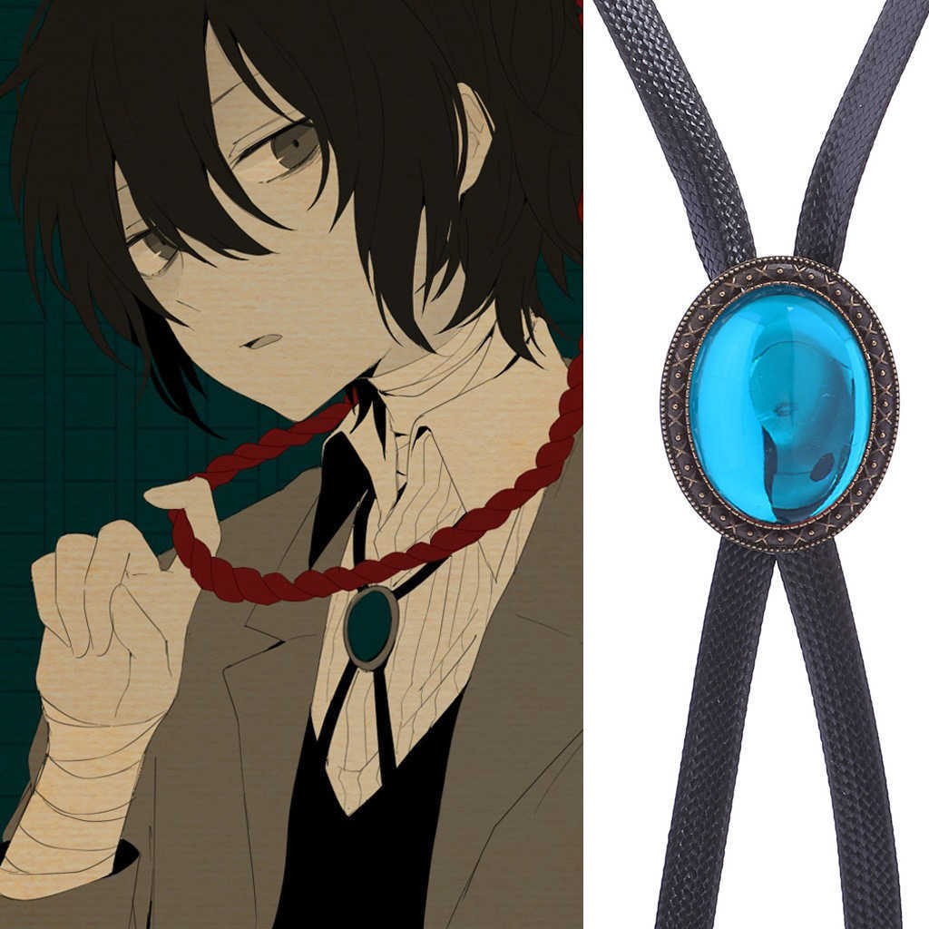 Bolo Ties Dazai Osamu cosplay adjustable bow tie bolo tie fashion bolo tie animation anime necktie HKD230720