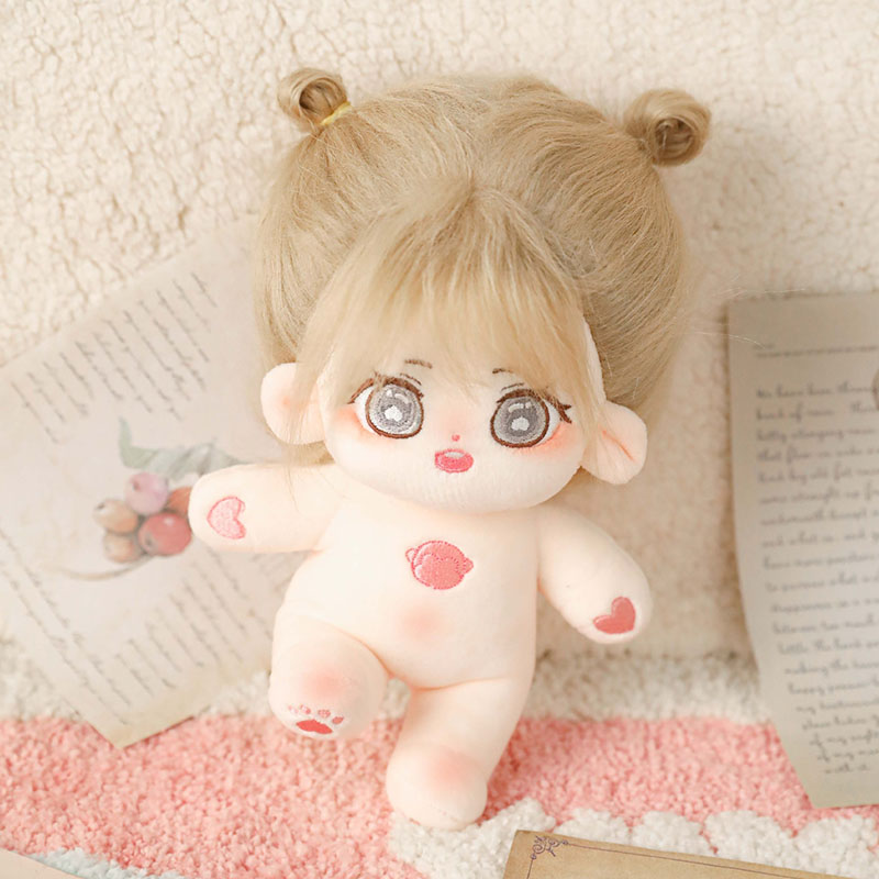 New 12 Zodiac Series Cotton Doll 20CM Capelli fritti Regali bambini nudi I vestiti possono trasformarsi in una bambola di figura umana compresa la posa degli arti mobili dello scheletro