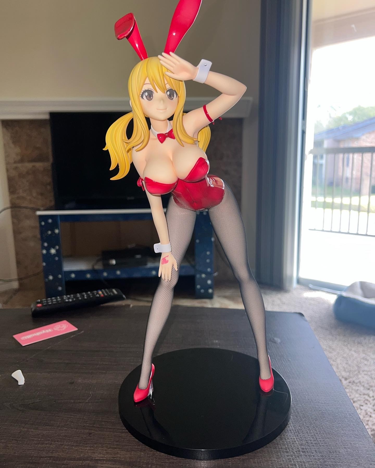 アニメマンガ40cm Freed B-Style Fairy Tail Lucy Heartfilia 1/4 Bunny Ver。 PVCアクションフィギュアアダルト収集モデルのおもちゃ人形ギフト