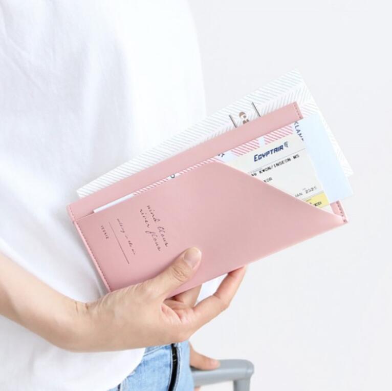 DHLCard Holders PU Multifunctional Travel Protable Outdoor Long Passport Cover