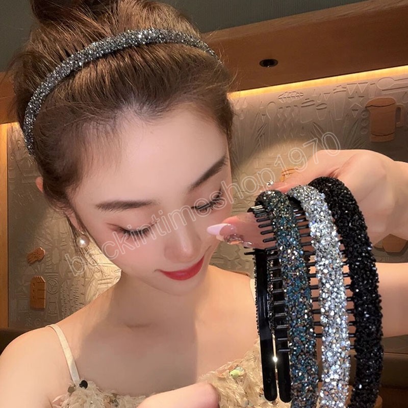 Vrouwen Strass Antislip Haarband Voor Vrouwen Zoet Haar Versieren Kristallen Hoofdband Haar Hoepel Mode Haaraccessoires