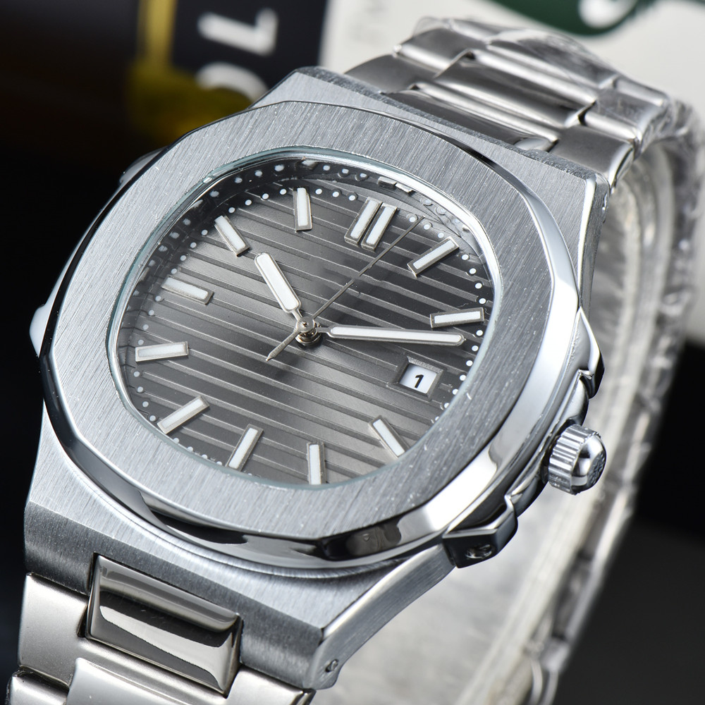 Patex phiaapxx nautilus series watch for men business casual fashion Универсальная нержавеющая сталь Супер светящиеся механические часы Reloj hombre