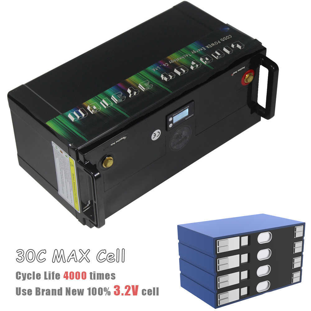 36V 80AH LiFePO4 Battery with 10A Charger 2000W BMS IP68 Case