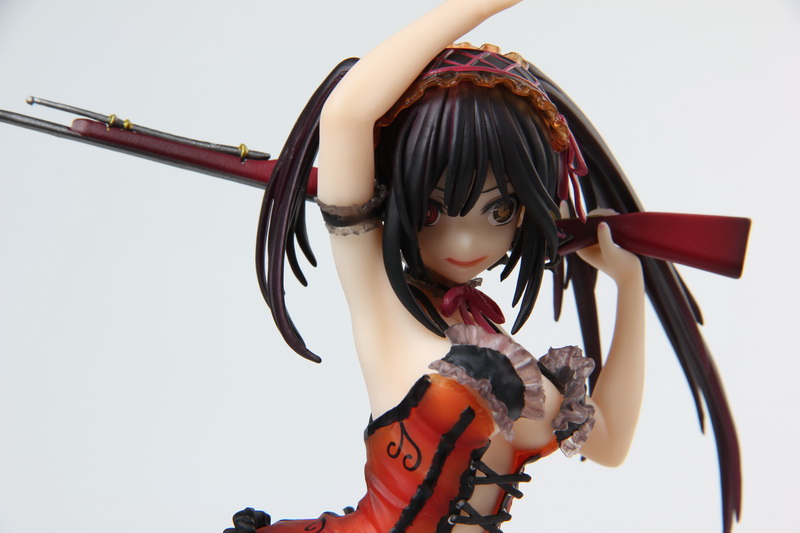 ¡Anime Manga 24CM Alphamax Date A Live Kurumi Tokisaki lencería Ver! 1/7 figura de acción de Pvc colección de adultos modelo regalos de muñecas