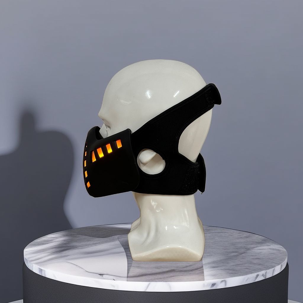 Party Masks Cyberpunk LED Cosplay will glow mask riding helmet Light Halloween gift 230721