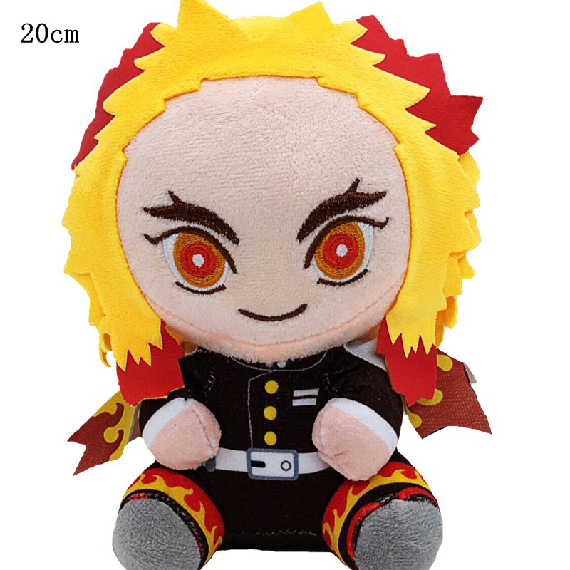 Fabrikanten groothandel 20 cm 7 stijlen Demon Slayer knuffels cartoon spelletjes rondom poppen favoriete cadeaus voor kinderen