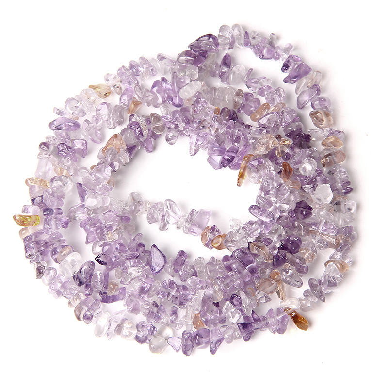 3-5 mm natursten oregelbunden form freeform chip pärla tiger öga amethysts agates lapis för smycken som gör DIY armband halsband