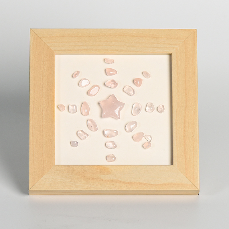 Natural Stone Wooden Second Hand Picture Frames With Sunflower From