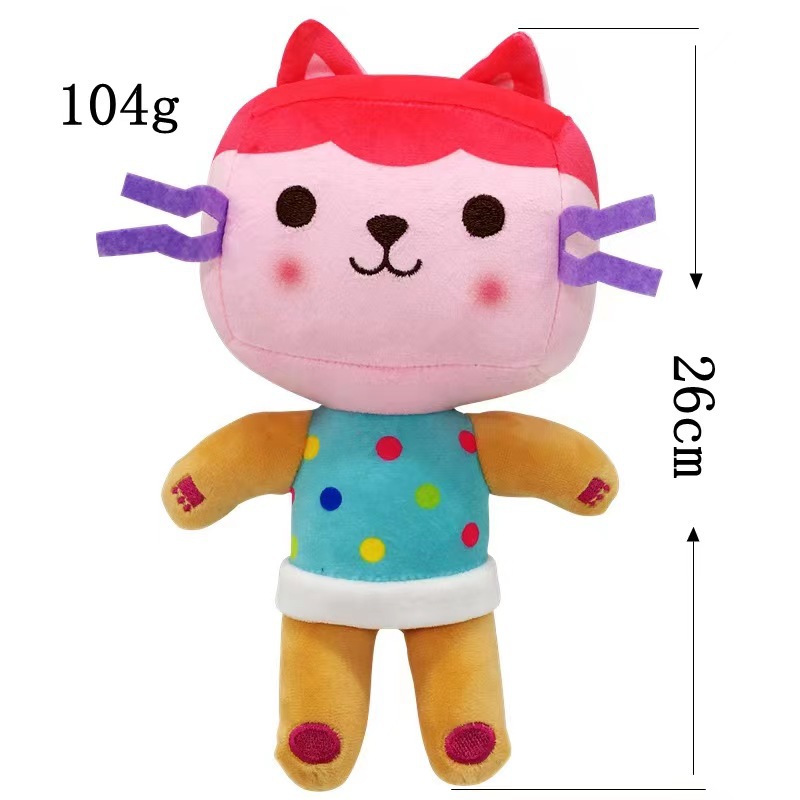 Новая кукла русалка торт кошка кукла кукла Габби фаршированная игрушка котенок
