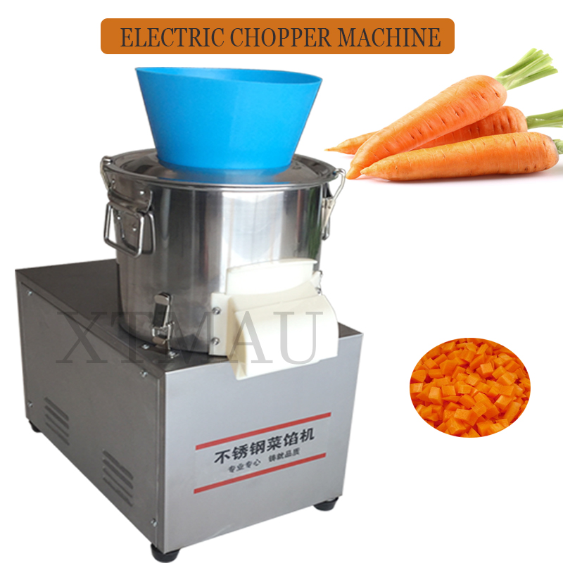 Commercial Electric Vegetable Cut Machine 25A Type 550W Vegetabiliska dumplings Fillmaskin Maskin gör hackningsmaskin 220V