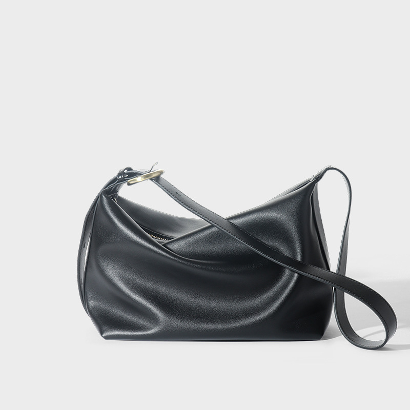 女性ミディアムショルダーバッグハンディライトクロスボディマルチハイドポケット調整可能なベルトカジュアル汎用バッグ