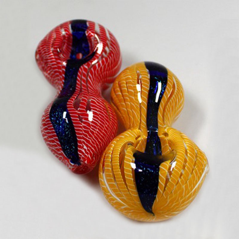Nowy styl kolorowy Pyrex grube szklane rury ręcznie robione przenośny filtr suchy zioło tytoń łyżka łyżka palenia bong uchwyt innowacyjny rurka ręczna do rury wodnej