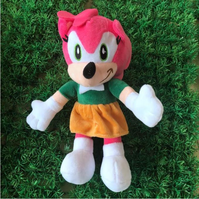 شخصية كرتون سوبر القنفذ دمية أفخم دمية Peluche de Sonic Toy Toy Soft Mift Hedgehog Peluches Toy Study