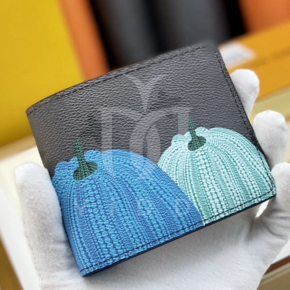 Designer wallet passport cover go yard purse High quality men women's Zipper coin purse card bag designer purse passport holders long wallet Pumpkin Wallet