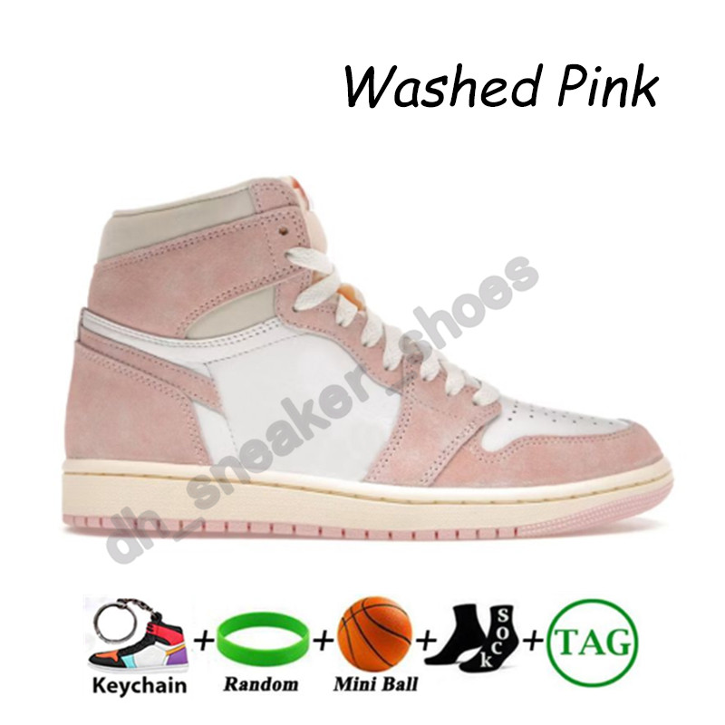 Basketbalschoenen voor heren Jumpman 1 High OG 1s Spider-Verse Skyline Washed Pink Bred Patent Lost Found Starfish University Blue Women Sports Sneakers Trainers Maat 36-46