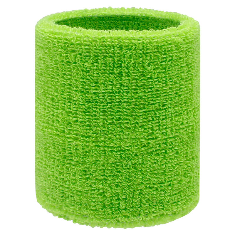 Sports de plein air Fibre de coton mèche Support de poignet Brace Wrap Bandeaux anti-transpiration Bracelet Tennis Squash Badminton Gym Football Bandes de poignet souples