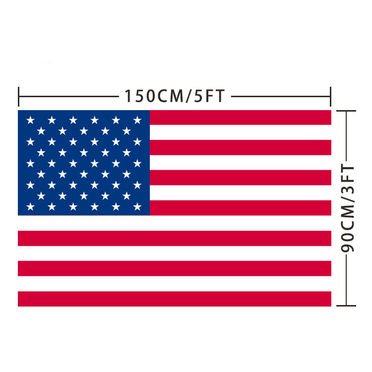 3x5ft America Flag Stanów Zjednoczonych Stars Stripes USA Flagi wyborów powszechnych baner krajowych