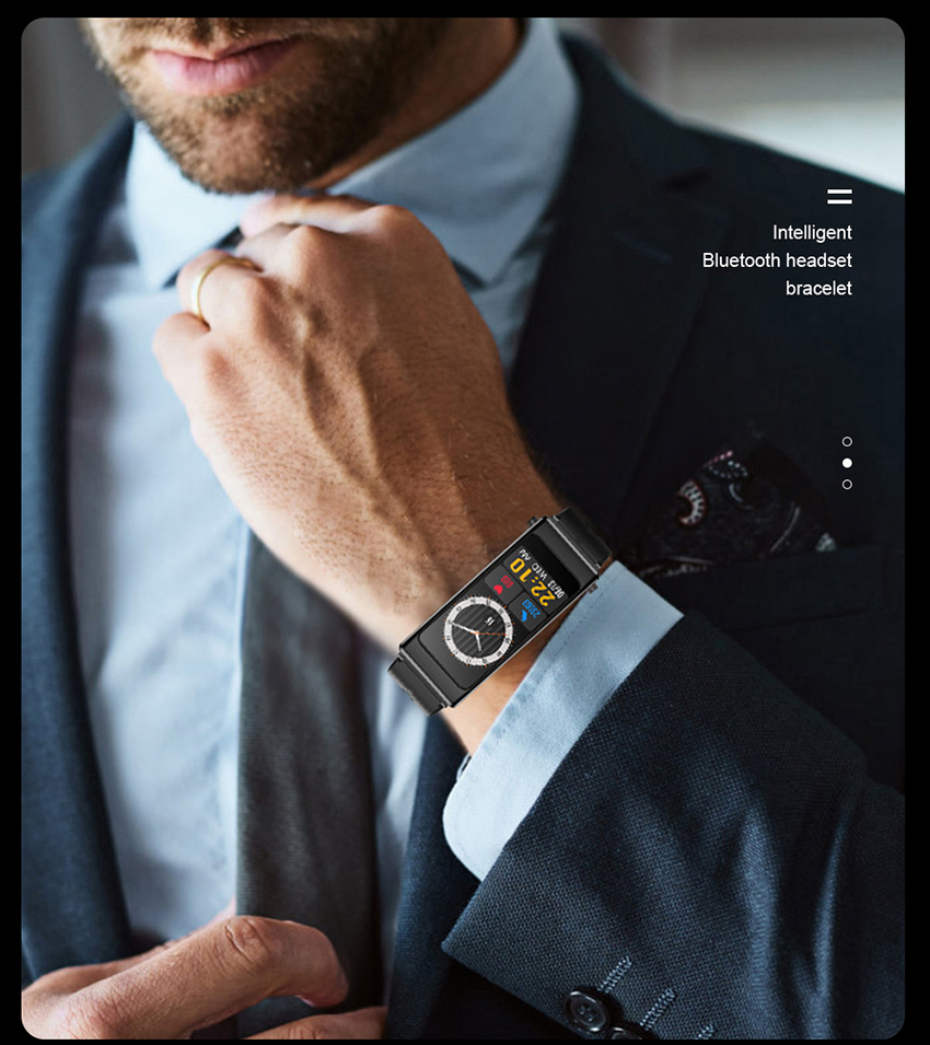 K13 Montre intelligente Bluetooth avec écouteurs Rappel d'appel Affichage de la montre intelligente Écran couleur sans fil Bracelet de téléphone Surveillance de la santé Musique Bracelet intelligent dans une boîte de vente au détail