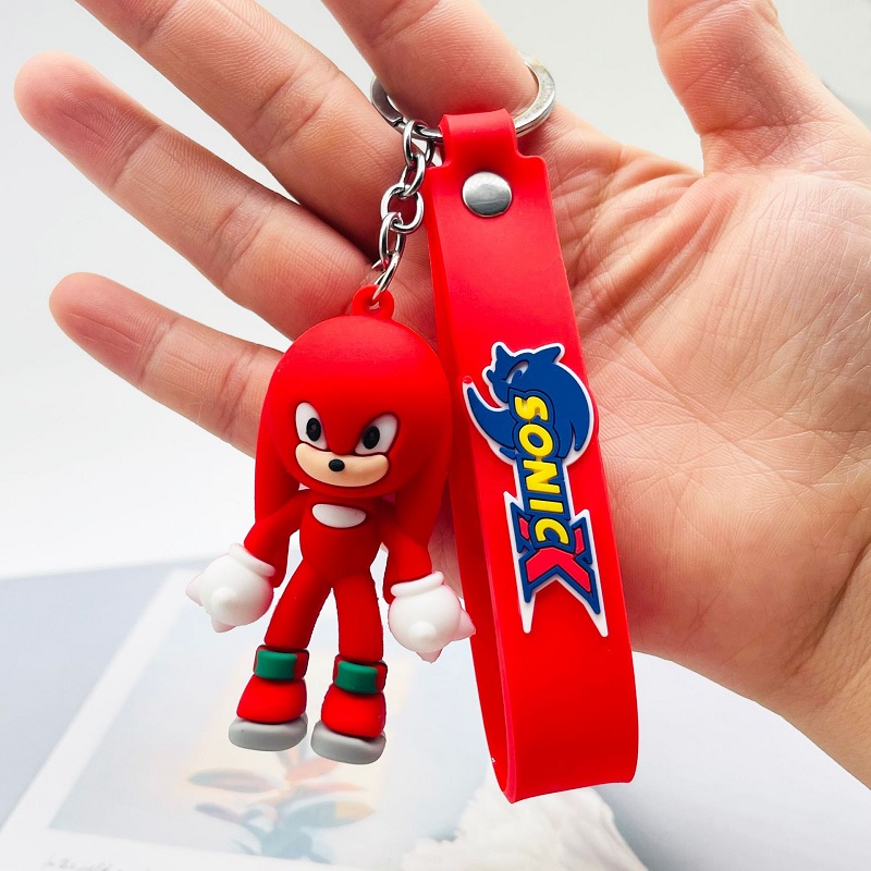 Cute Supersonic Doll Cartoon Keychain Toy Colorful Resin Doll Women's Bag Pendant Accessories Car Keychain Ring Pendant Creative Gift