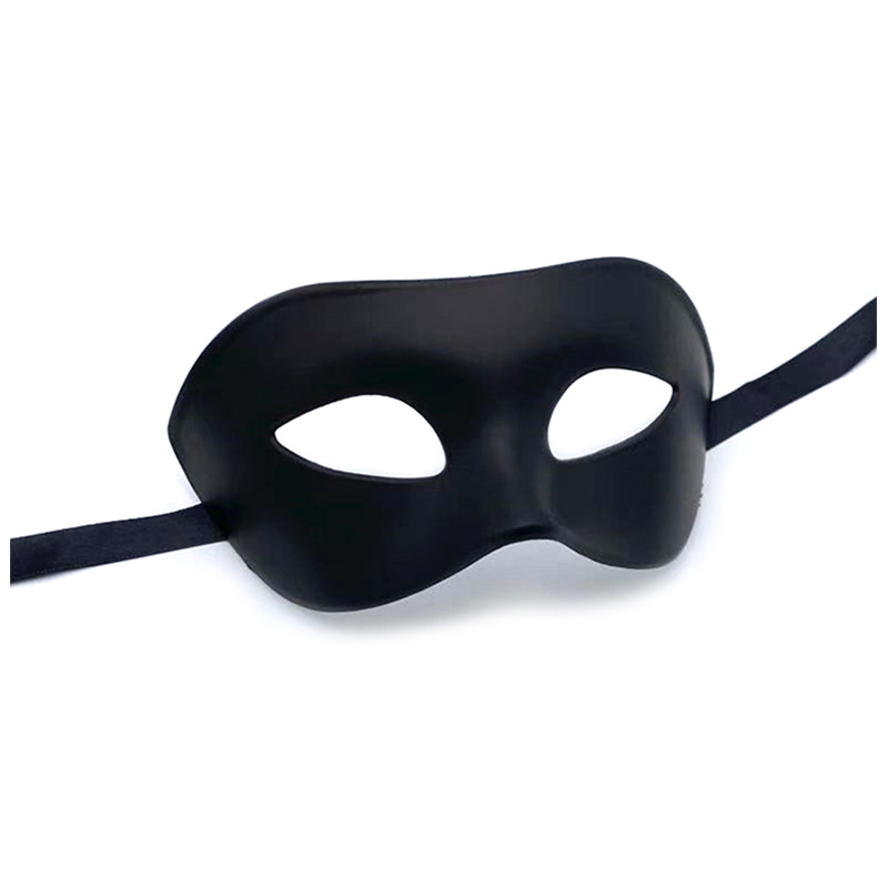 Halloween accessoires de bal masques à moitié face hommes et femmes adultes masque pour les yeux épaissis pour le costume de costume de fête à thème d'Halloween Sélection de six couleurs