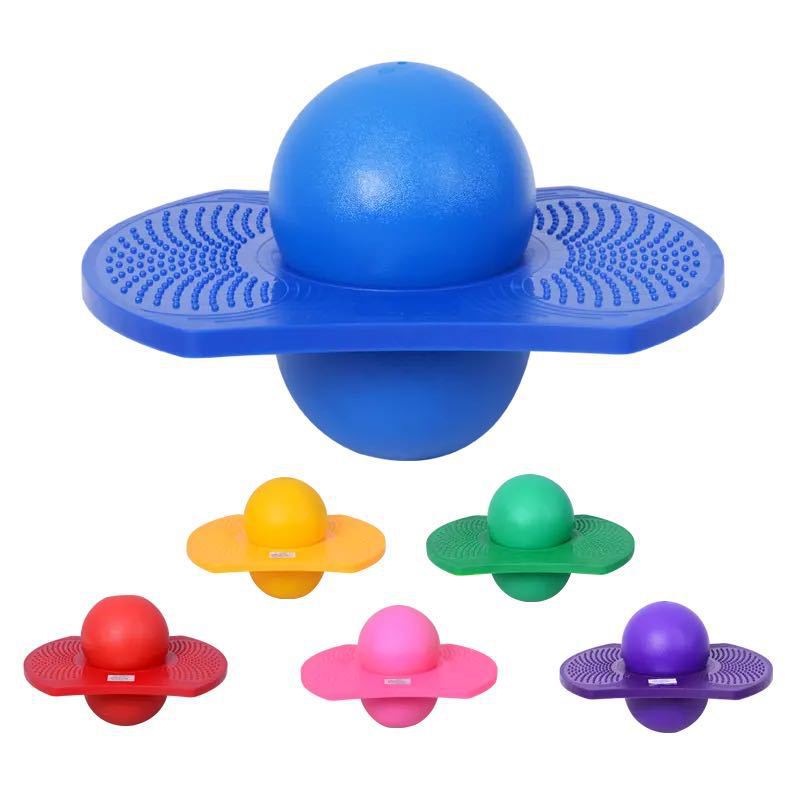 High Bounce Space Balance Jump Board Ball Aufblasbares Spielzeug Yoga Ball Rock Hopper Pogo Jumping Übung Bounce Fitness Ball