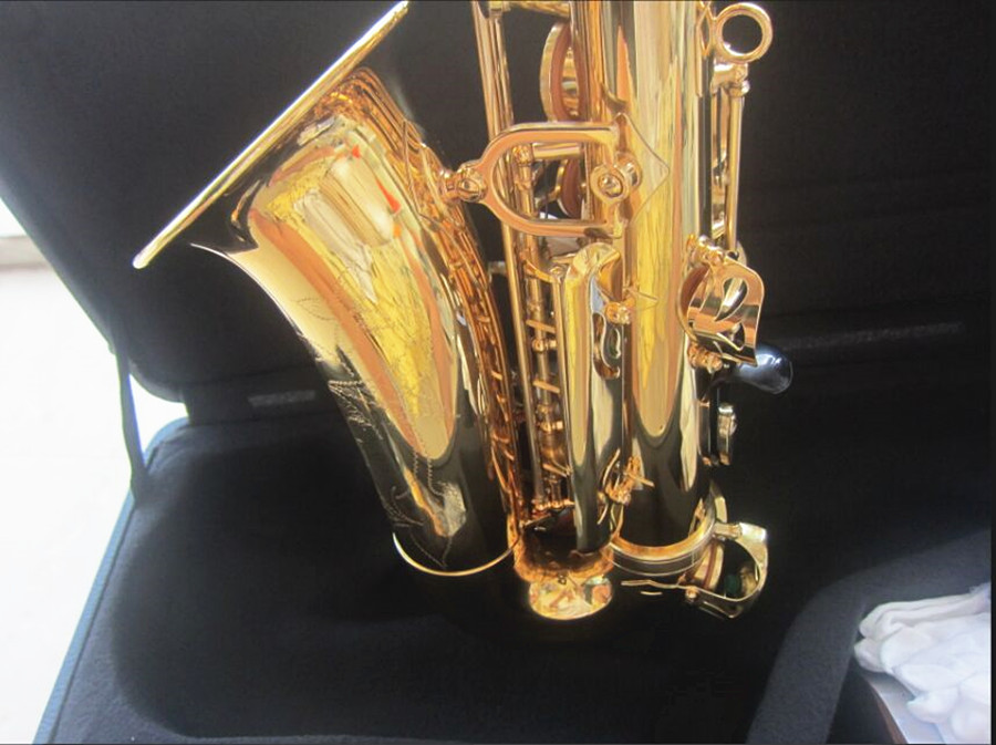 Professionele Altsaxofoon YAS-62 Gold Key Super muziekinstrument Hoge Kwaliteit Elektroforetische Gold E Flat Sax Met Case Gift