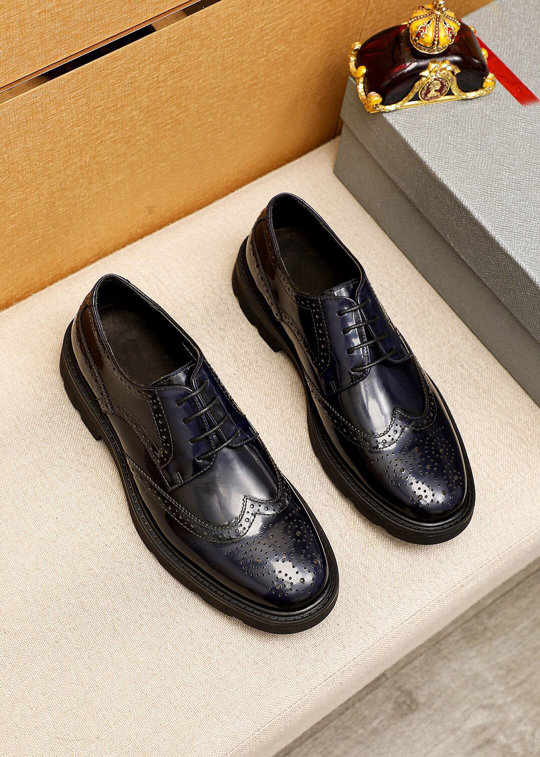 2023 Men Party Wedding Formal Dress Shoes Casual High Quality Brand Business Office Oxfords Genuine Leather Designer Flats Size 38-45