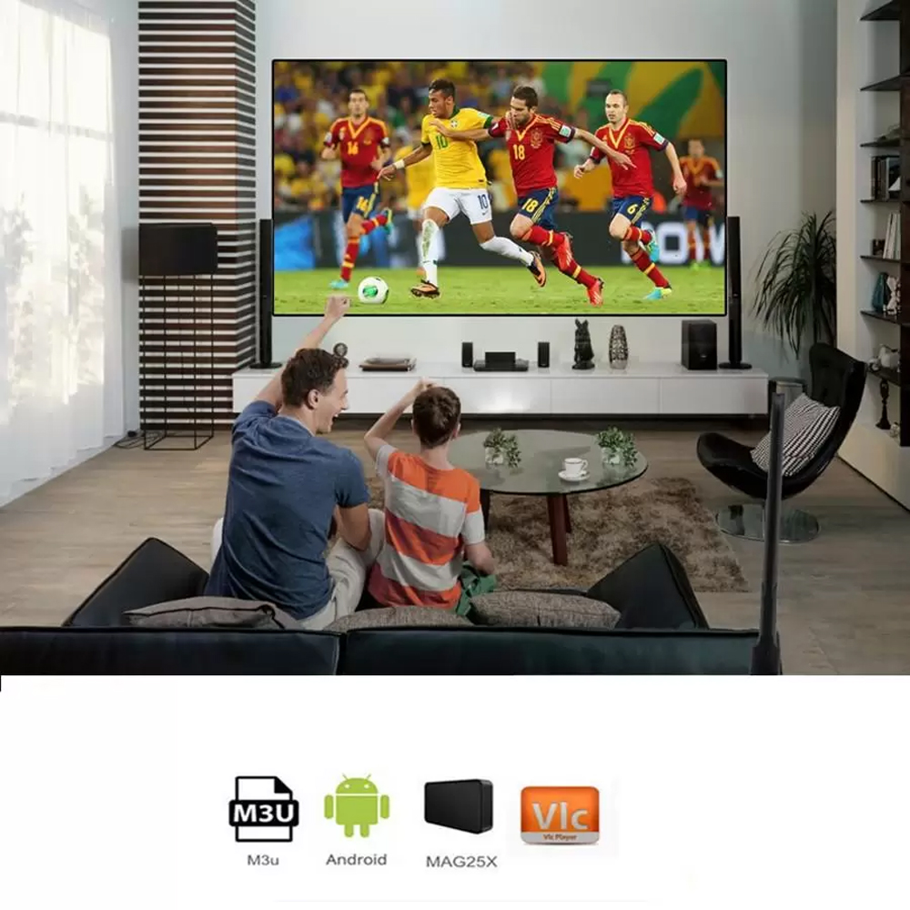 4K OTT UHD play 3/6/12 smart tv box STB 4kott Gratis test Europese en Amerikaanse landen