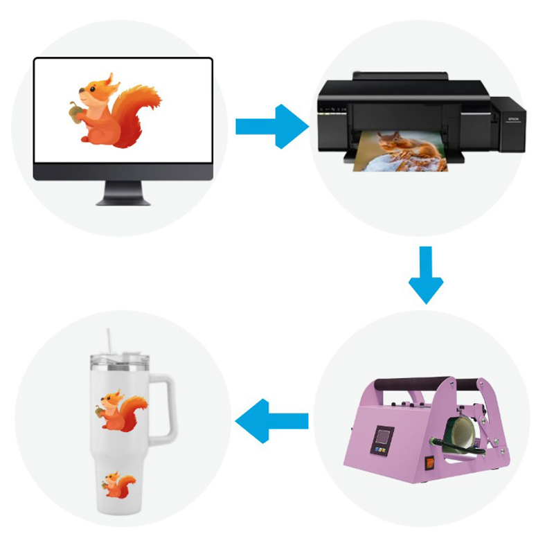 Sublimasyon Makinesi Isı Pres Makinesi 40Oz Tumbler Isı Pres Pres Yazıcısı Normal Tumbbler Süblimasyon Isı Transfer Makinesi