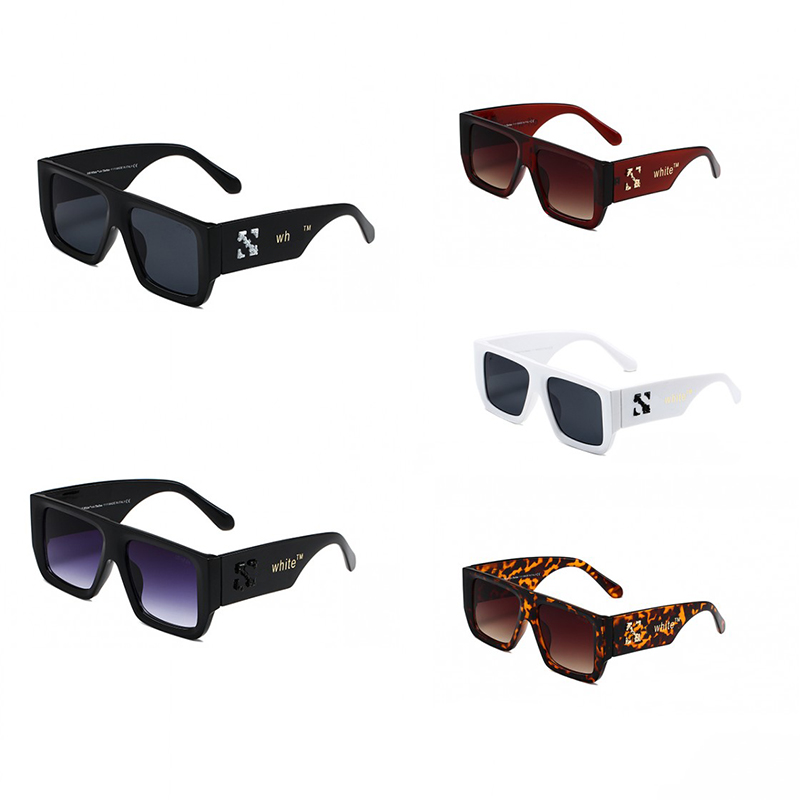 Óculos de sol de designer de luxo para mulheres, homens, estilo de moda, armação quadrada, verão, óculos de sol polarizados, pernas, com letras, clássico, retrô, 8 cores, opcional, com caixa