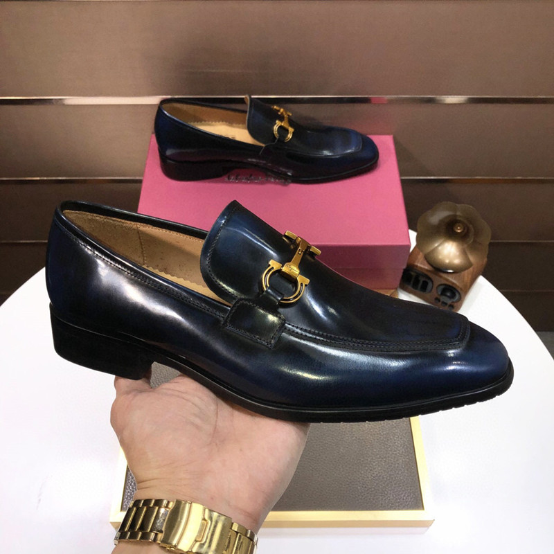 2023 جودة عالية المصمم المتسكعون رجال لباس أحذية 100 ٪ الببوت الكلاسيكية البغال المسطحة للرجال اللحم البقري الرجال الرسمية ارتداء الحذاء غير الرسمي 45