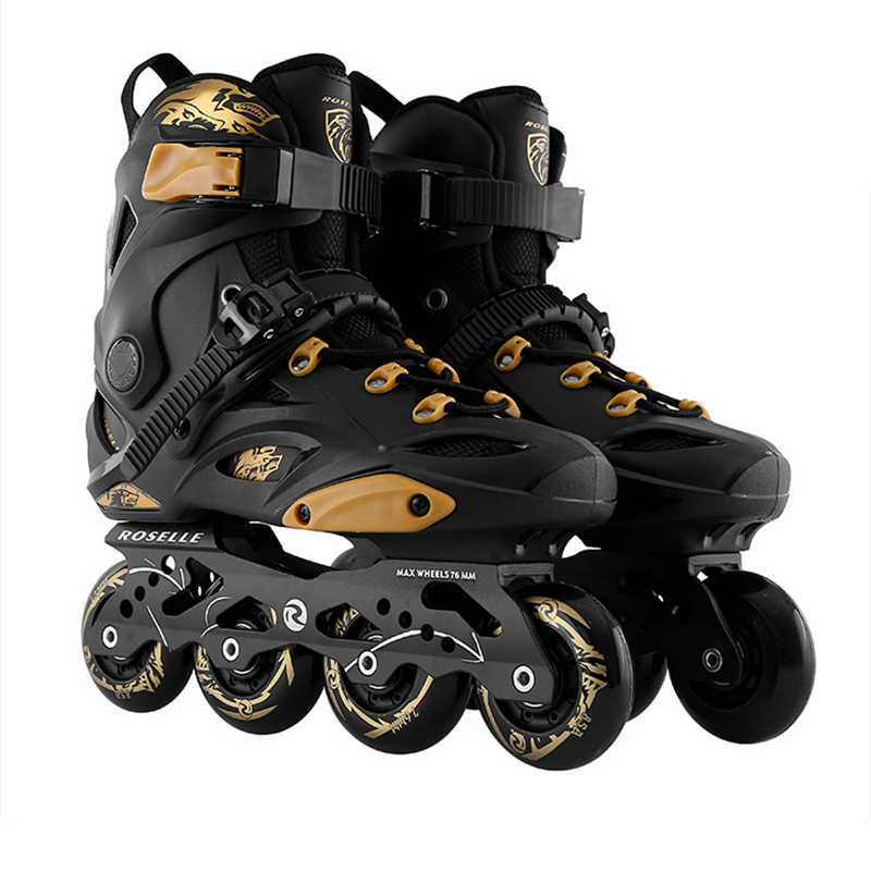 Inline rullskridskor vuxna ungdomsprofessionell fritid rullskridskor inline skridskor rock skridskor vita svarta rullskridskor hkd230720