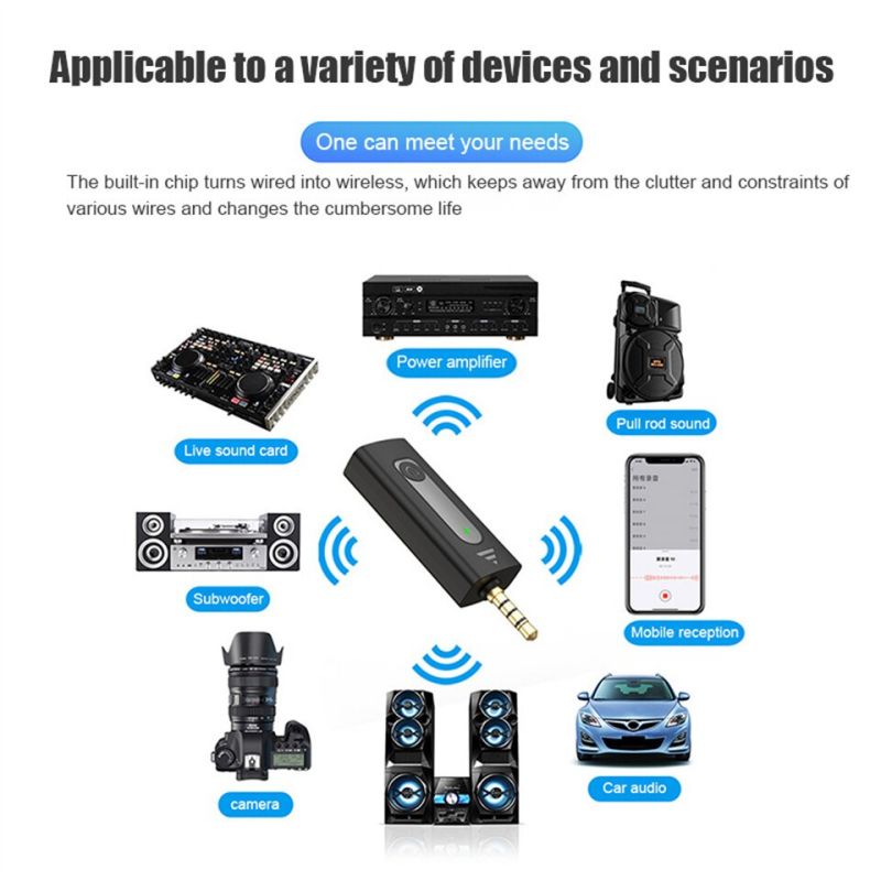 3.5mm wireless lavalier lapel microphone omnidirectional condenser mic for camera speaker smartphone recording mic