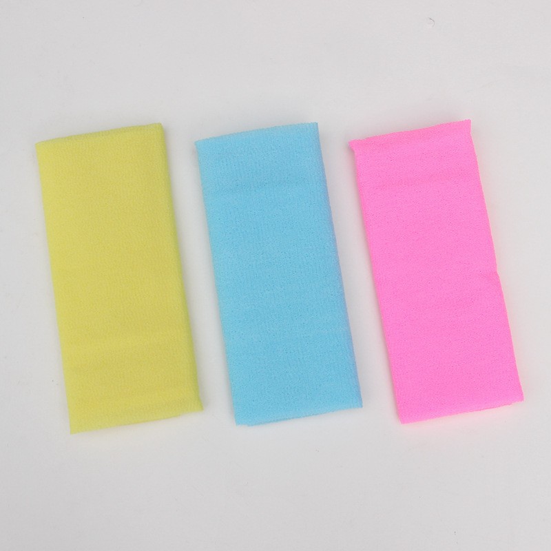 30x90 cm Novel Multicolor Salux Nylon Japanese Exfoliation Beauty Care Bath Tyghandduk