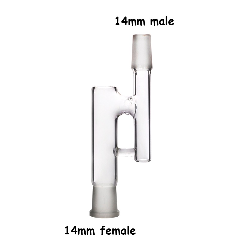 10 Style Glass Bong Reclaim adapter Male/Female 14mm 18mm Joint Glass Reclaimer adapters Ash Catcher for Oil Rigs Glass Bong Water Pipes