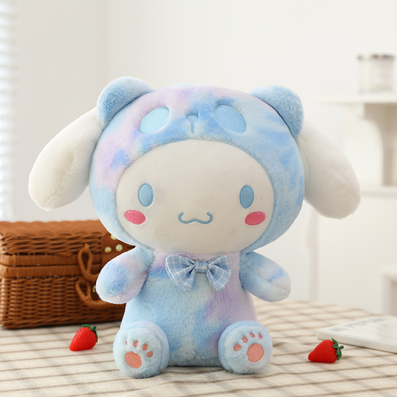 Tie Dye Kuromi Melody Jade Guigou peluche poupées cadeaux à petite amie en gros