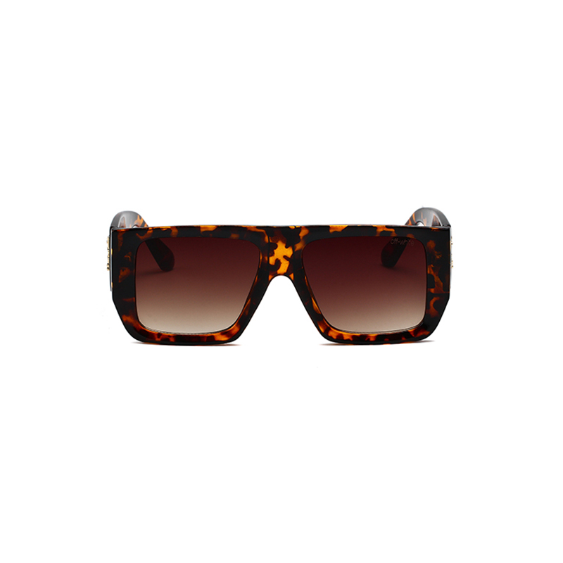 Lunettes de soleil design de luxe pour femmes hommes style de mode cadre carré été lunettes de soleil polarisées jambes de lunettes avec lettres rétro classique 8 couleurs en option avec boîte