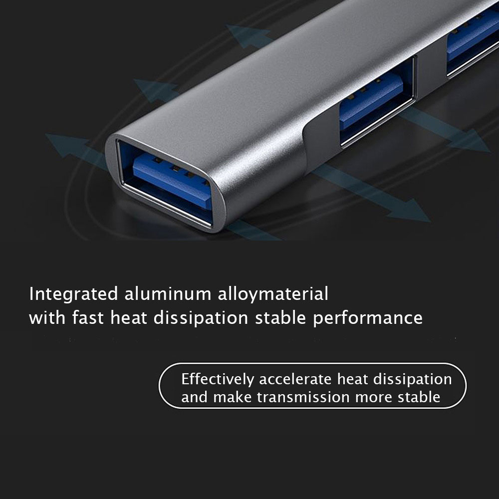 USB tipo C HUB Dock 3.0 Hub USB 3.0 2.0 Adattatore multi-sdoppiatore a 4 porte