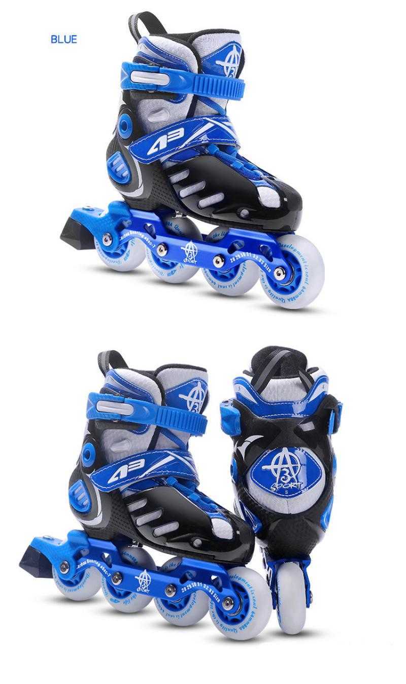 Inline rullskridskor inline rullskridskor skridskor barn vuxna rullskridskor skjut Skate Patins Sneakers rullar justerbara hjul skor hkd230720