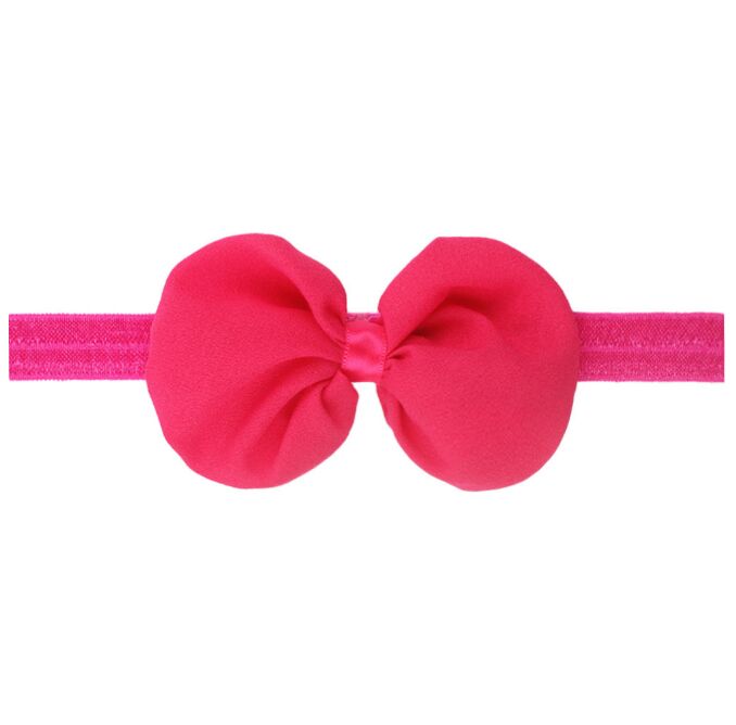 Baby strik haarbanden schattige pasgeboren meisjes hoofdband chiffon kinder haarband goede verkoop