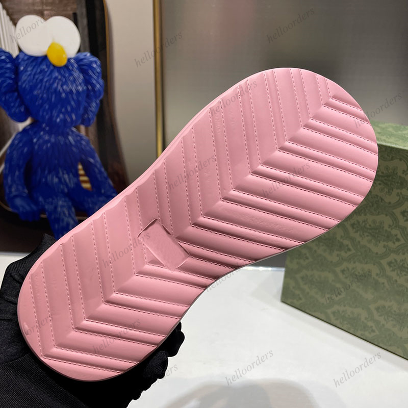 Designer Womens Platform Slide Sandal Luxury Slippers Thick Soles Cross Strap Sandals Knitted CUT-OUT Eva Soft Sole 8cm High Heel Size 35-41