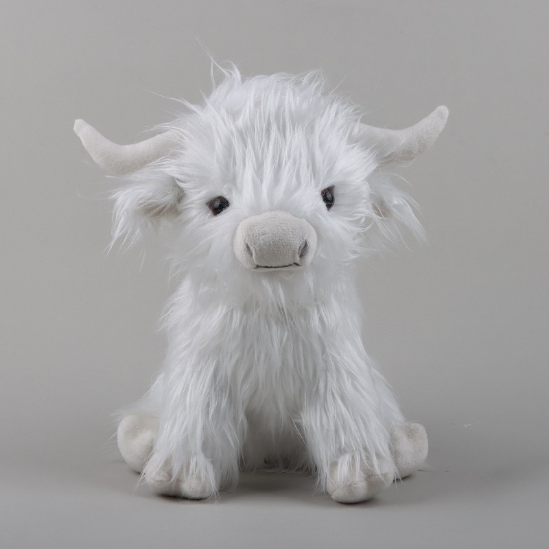 Preços de fábrica atacado 25 cm 3 cores Scottish Highland Cow brinquedos de pelúcia animais de pelúcia presentes favoritos das crianças