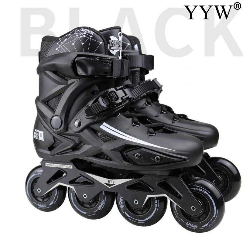 Inline-Rollschuhe 35-44 Inline-Rollschuhe Outdoor-Sport Professionelle Turnschuhe Rollen Verstellbare Räder Erwachsene Tracer Speed-Skate-Schuhe 4 Rodas HKD230720