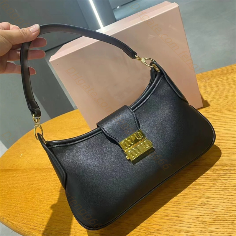 Wholesale Genuine leather bag Top designer Underarm bag woman Luxury Shoulders bag Solid color Handbag lady buckle Evening Bags clutch totes hobo purses wallet