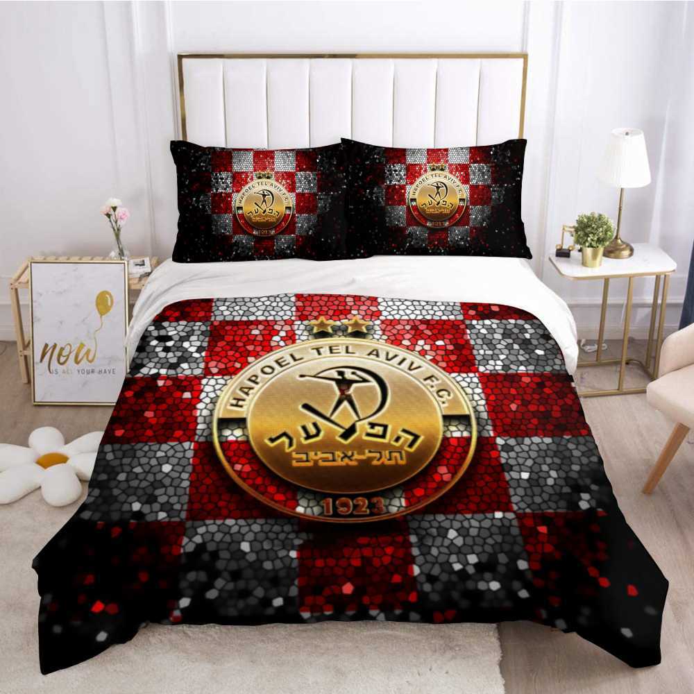 3D Printed Hapoel Tel Aviv Bedding Set Duvet Cover Bedroom Comforter Single Twin King Size Quilt Cover Home Textile 2/L230704